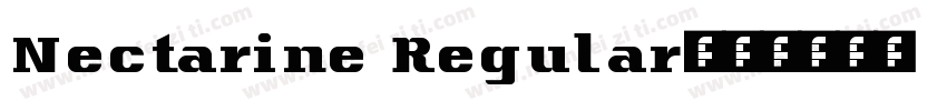 Nectarine Regular字体转换
